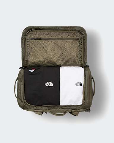 Base Camp Voyager Duffel 42L TNF New Taupe GreenTNF BlackNPF ALT2