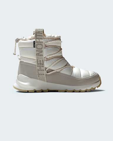 Womens ThermoBall Waterproof LaceUp Winter Boots TNF Gardenia WhiteSilver Grey hero