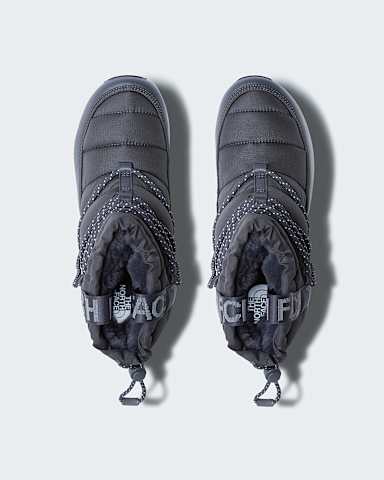 Scarponi invernali Thermoball impermeabili con lacci da donna TNF Anthracite GreyWhite Ash ALT1