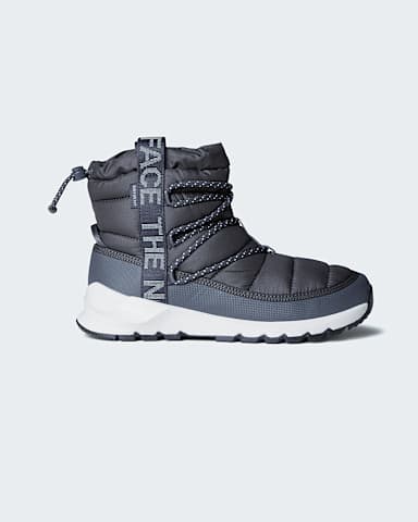 Scarponi invernali Thermoball impermeabili con lacci da donna TNF Anthracite GreyWhite Ash HERO