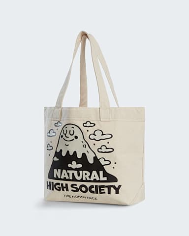 Baumwolltragetasche TNF Natural High Society Graphic HERO