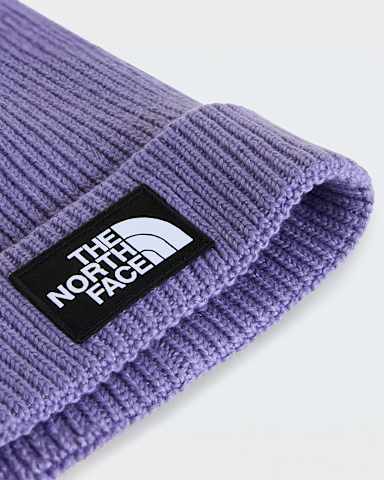 TNF Logo Box Beanie mit Umschlag fr Kinder TNF Grounded Plum ALT2