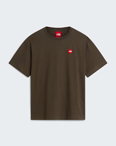 Unisex Red Box TShirt TNF New Taupe Green hero