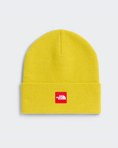 Red Box Beanie TNF Pigment Yellow hero