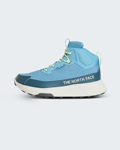 Fastpack II Waterproof Hiking Boots Junior TNF Frost GreyFizz Lime HERO