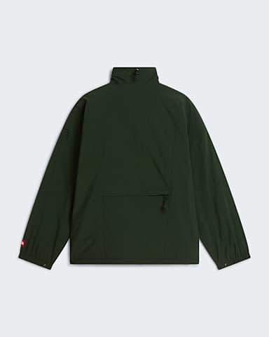 Giacca TNF Red Box in nylon foderata in pile unisex TNF Bottle Green ALT1