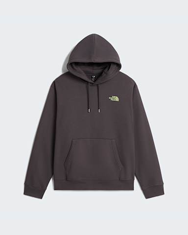 Sweat  capuche graphique dcontract unisexe NSE Slopes TNF Anthracite Grey ALT1