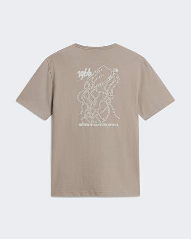 Tshirt graphique dcontract unisexe NSE Slopes TNF Stone Slab HERO