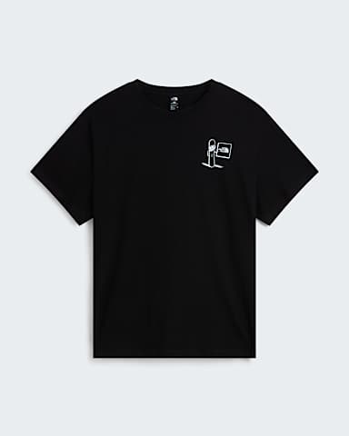 Unisex Opposites Attract Relaxed Graphic TShirt TNF TNF Black alt1