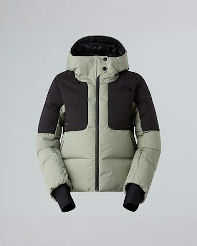Cropped Cold Spelldonsjas voor dames TNF Slate MossTNF Black HERO