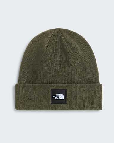 Dock Worker Recycled Beanie TNF New Taupe Green hero