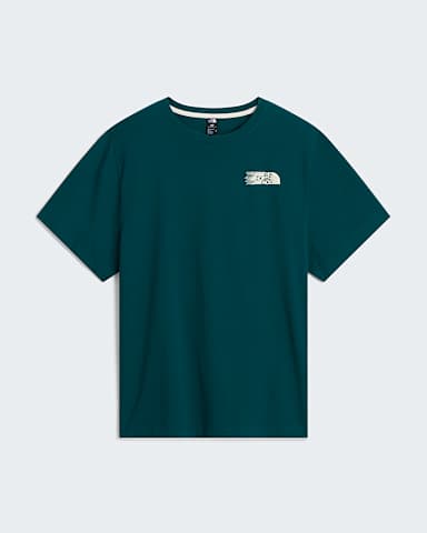 Retro Trail Relaxed Graphic TShirt voor heren TNF Pacific Teal ALT30