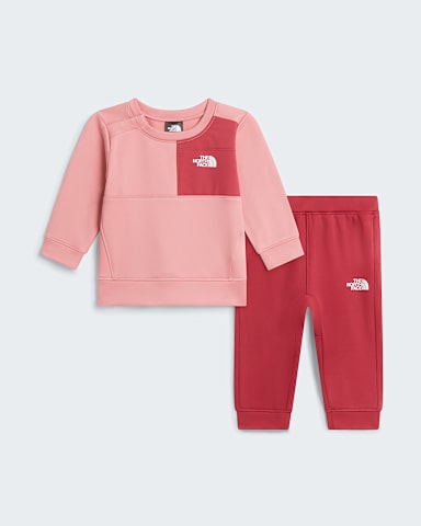 Set di pile in due pezzi TNF Performance da neonato TNF PrimroseFermented Clay HERO