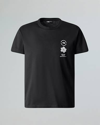 Tshirt Flower dalla vestibilit ampia con grafica da ragazza TNF TNF Black HERO