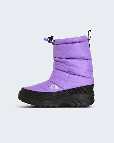 Stivaletti impermeabili Nuptse Traction da ragazzi TNF Elevation PurpleTNF Blac hero