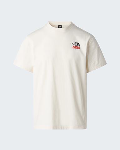 1966 Motion relaxt geschnittenes TShirt mit Grafik Unisex TNF White Dune ALT1