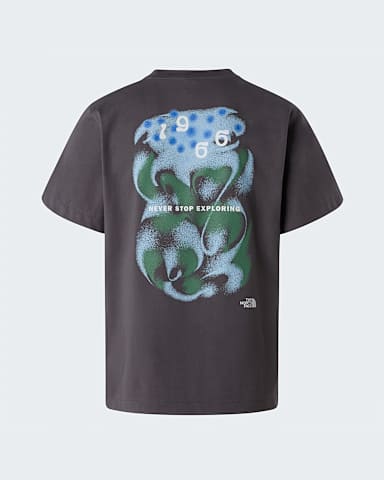 Tshirt dcontract 1966 Motion Graphic unisexe TNF Anthracite Grey HERO