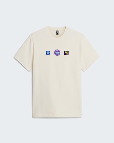 Tshirt Explorer Badges Relaxed Graphic unisex TNF White Dune HERO