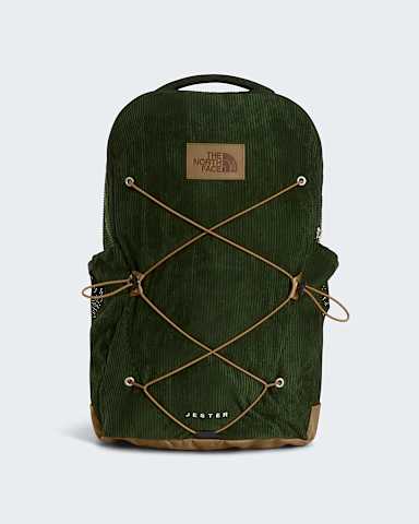 Jester Prorugzak TNF Bottle GreenLeather Brown HERO