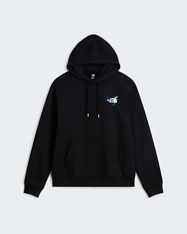 Bluza unisex z kapturem i haftowan grafik Off Piste TNF TNF Black HERO