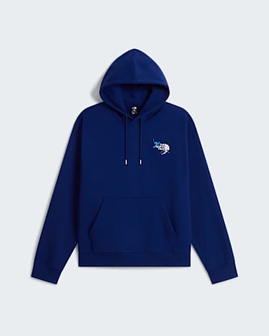 Off Piste Geborduurde Graphic Hoodie uniseks TNF Bold Blue hero
