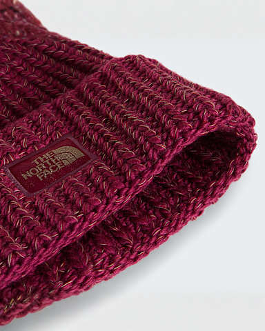 Cosy Chunky Cabin Beanie TNF Burgundy CrushUtility BrownCardinal RedDeep Burgundy ALT2