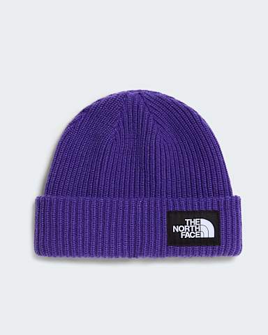 Kids Salty Lined Beanie TNF Peak Purple HERO