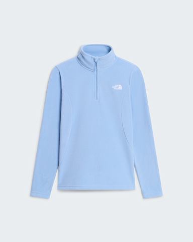 Flsov mikina s krtkm zipem Emilia pro dmy TNF Steel Blue HERO