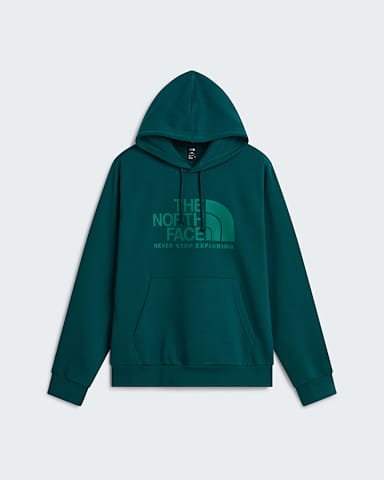 Herren Evolution Front Throwback Regular Hoodie TNF Hunter Green hero