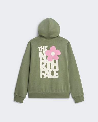 Mikina s kapuc Flower Logo pro dmy TNF Bark Mist alt1