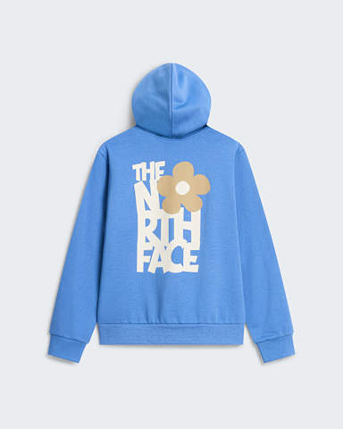 Damska bluza z kapturem o regularnym kroju Flower Logo TNF Indigo Stone alt1