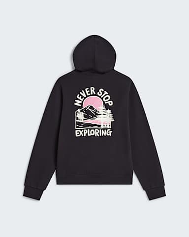 Damen Outdoor Regular Graphic 3 Hoodie TNF TNF Black alt1