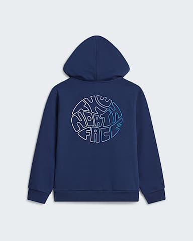 Teenager Relaxed Lifestyle Regular Graphic Hoodie TNF Summit Navy alt1