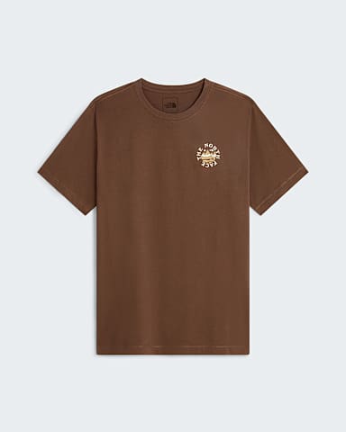 Sunrise Escape Regular Graphic tshirt til herrer TNF Smokey Brown hero
