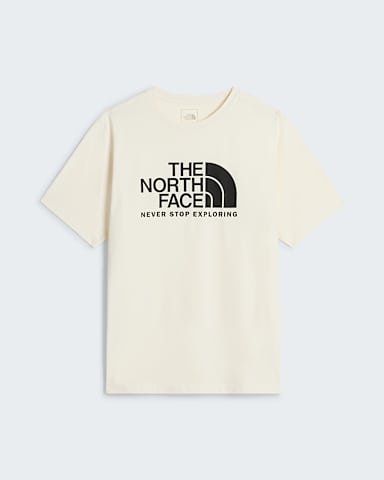 Herren Evolution Front Throwback Regular TShirt TNF White Dune hero