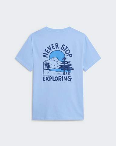 Tshirt OutdoorRegularGraphic3 da donna TNF Steel Blue alt1