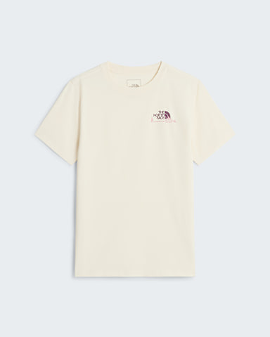 Monte normal geschnittenes TShirt mit Grafik fr Damen TNF White Dune hero