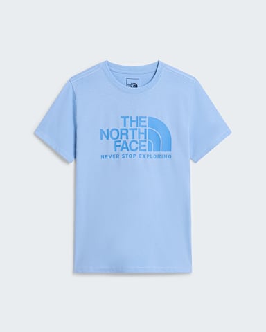 Tshirt standard Evolution Front Throwback pour femme TNF Steel Blue hero