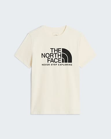 Damen Evolution Front Throwback Regular TShirt TNF White Dune hero