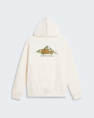 Mens Outdoor Regular Graphic 1 Hoodie TNF White Dune alt1