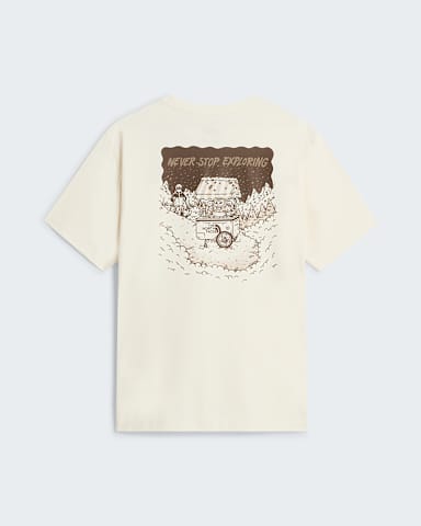 Tshirt dcontract Powder Days Graphic pour homme TNF White Dune alt1