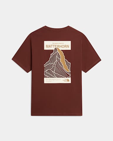 Herren Matterhorn Regular Graphic TShirt TNF Ember Soil alt1