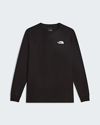 Herren Mountain Sketch Regular Graphic LangarmTShirt TNF TNF Black hero