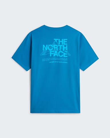 Tshirt Mountain Sketch Regular con grafica da uomo TNF Dusk Blue alt1