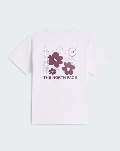Flower Regular Graphic tshirt til piger TNF TNF White alt1