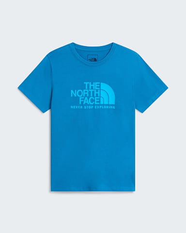 Tshirt standard Evolution Front Throwback pour enfant TNF Dusk Blue hero