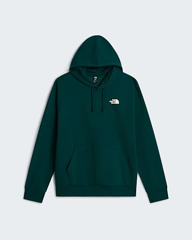 Felpa con cappuccio OutdoorRegularGraphic1 da uomo TNF Hunter Green hero