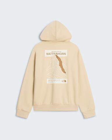 Mens Matterhorn Regular Graphic Hoodie TNF Gravel alt1