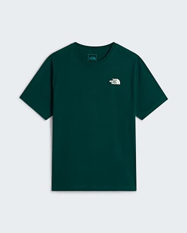 Herren Powder Days Relaxed Graphic TShirt TNF Hunter Green hero