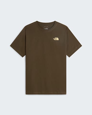 Tshirt standard Mountain Sketch Graphic pour homme TNF New Taupe Green hero